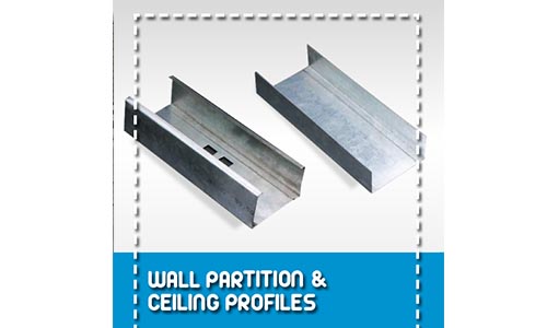 Wall Partitions and Ceiling Profiles
